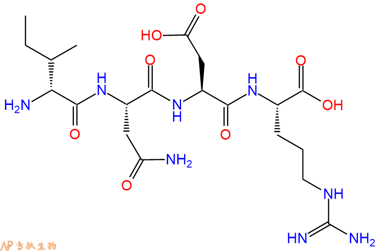 专肽生物产品四肽DIle-Asn-Asp-Arg