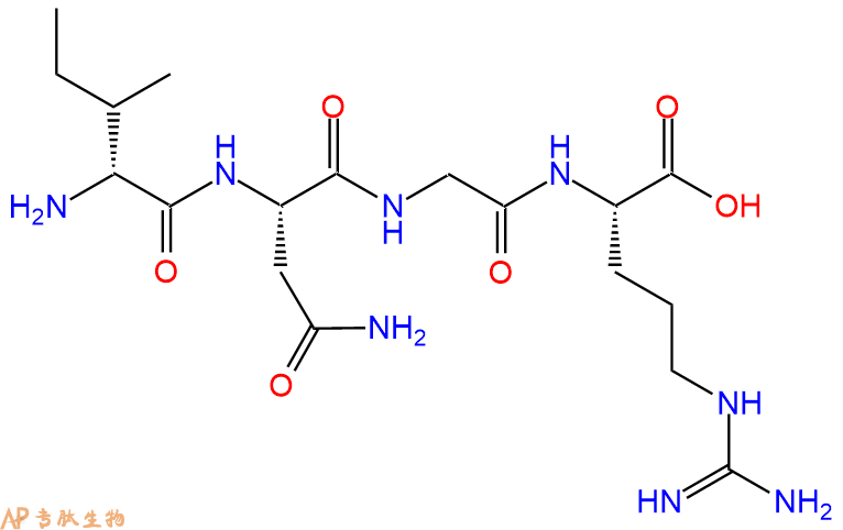专肽生物产品四肽DIle-Asn-Gly-Arg