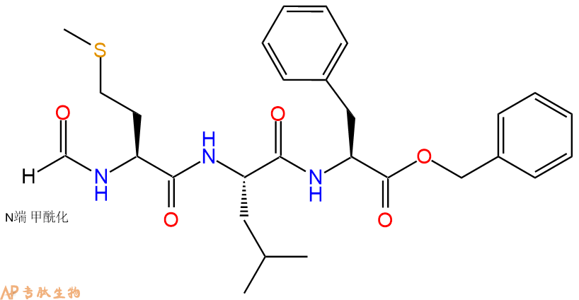 专肽生物产品三肽For-Met-Leu-Phe-苄酯化70637-32-0