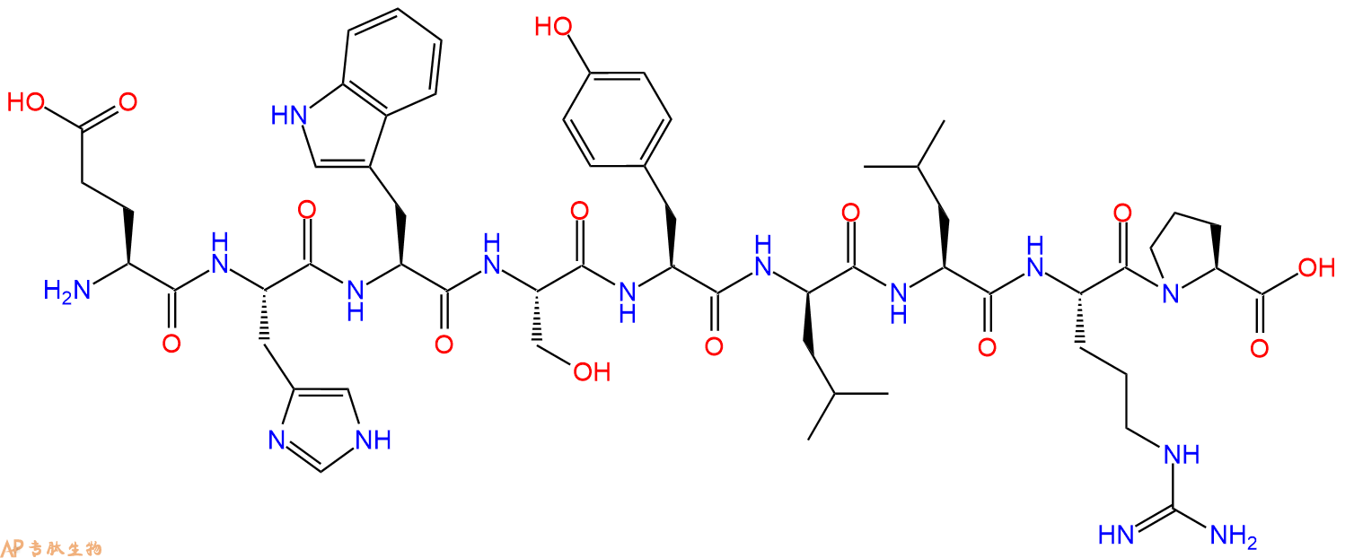 专肽生物产品九肽EHWSY-DLeu-LRP