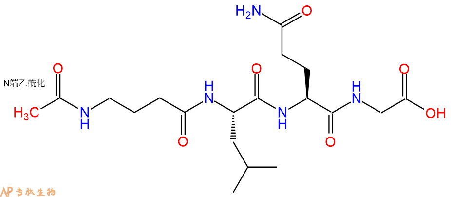 专肽生物产品四肽Ac-Gaba-Leu-Gln-Gly