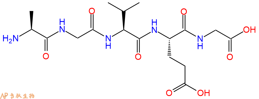 专肽生物产品五肽Ala-Gly-Val-Glu-Gly