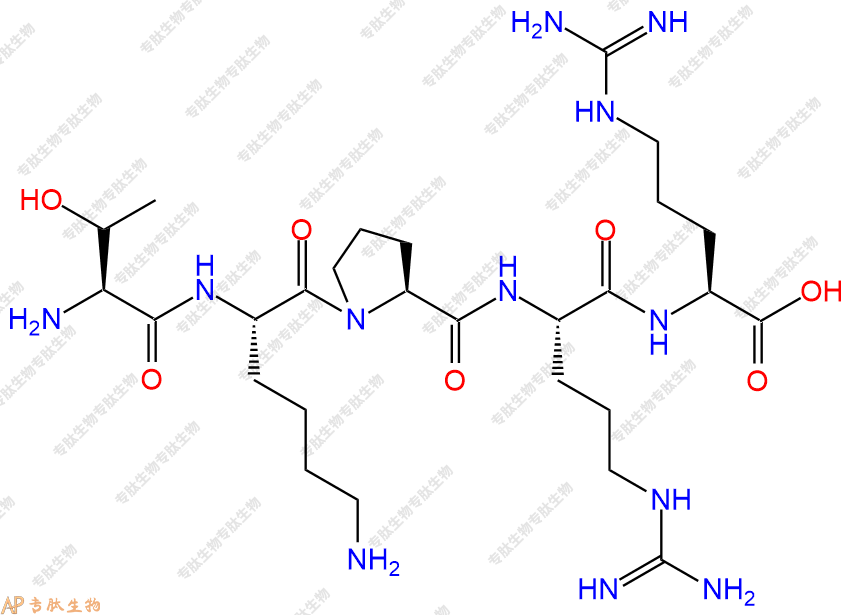 专肽生物产品五肽Thr-Lys-Pro-Arg-Arg