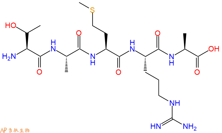 专肽生物产品五肽Thr-Ala-Met-Arg-Ala