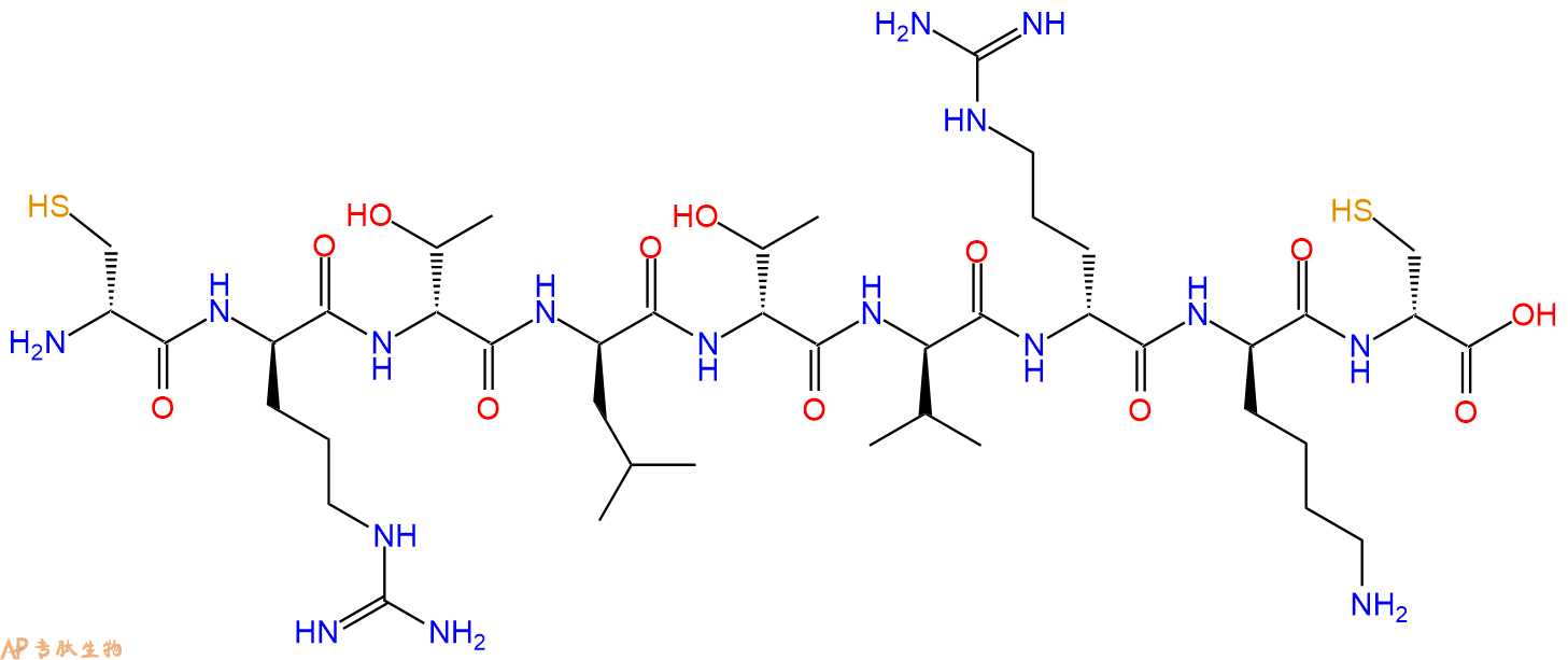 专肽生物产品九肽crtltvrkc