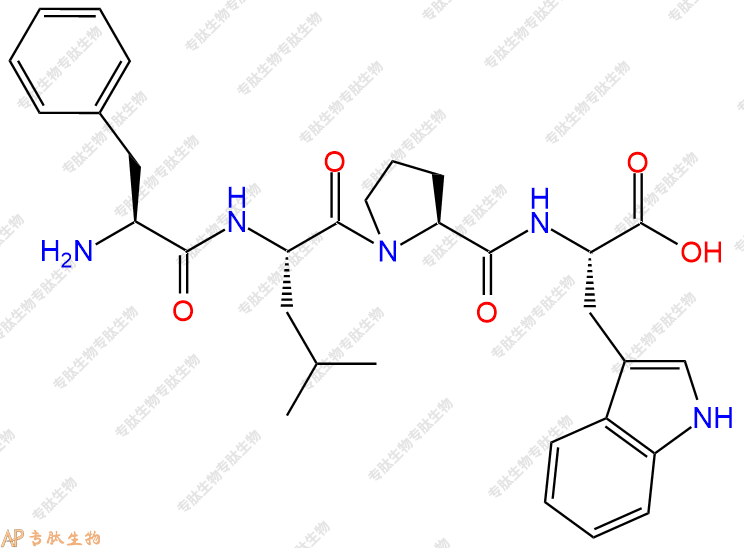 专肽生物产品四肽Phe-Leu-Pro-Trp
