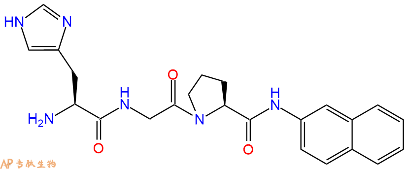 专肽生物产品三肽His-Gly-Pro-βNA