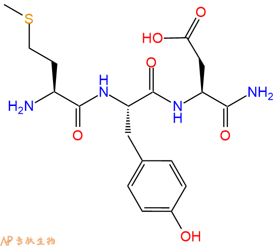 专肽生物产品三肽Met-Tyr-Asp-NH2