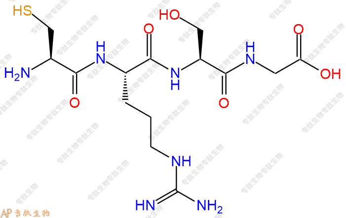 专肽生物产品四肽Cys-Arg-Ser-Gly