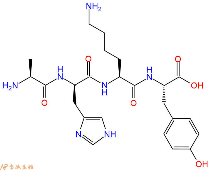 专肽生物产品四肽Ala-DHis-Lys-Tyr