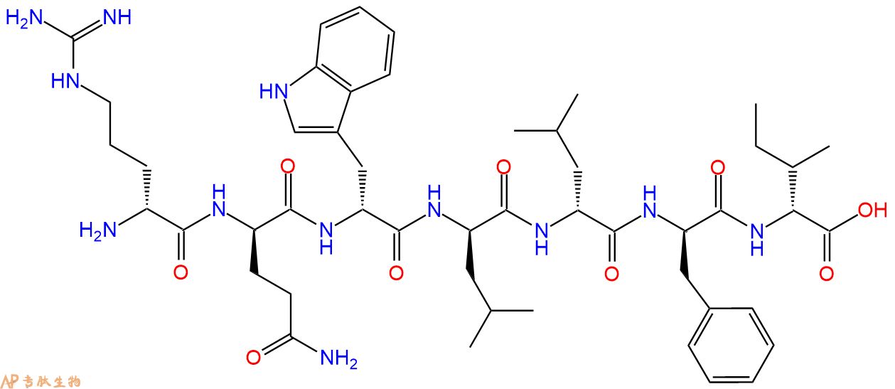 专肽生物产品七肽rqwllfi