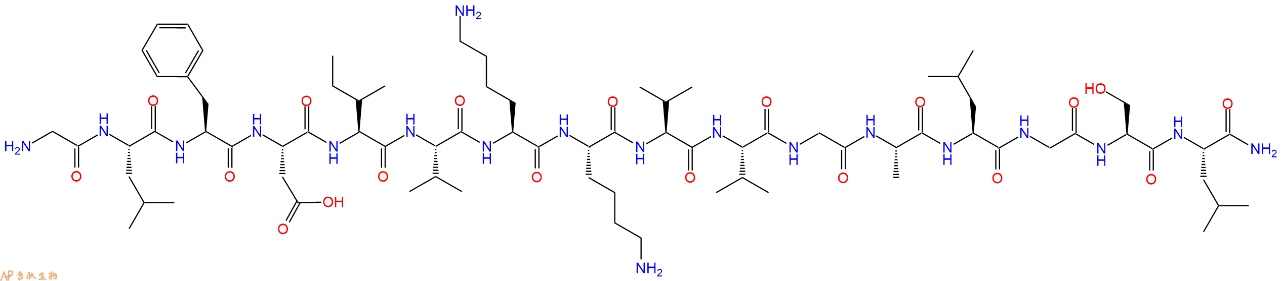 专肽生物产品抗菌肽Aurein2.2