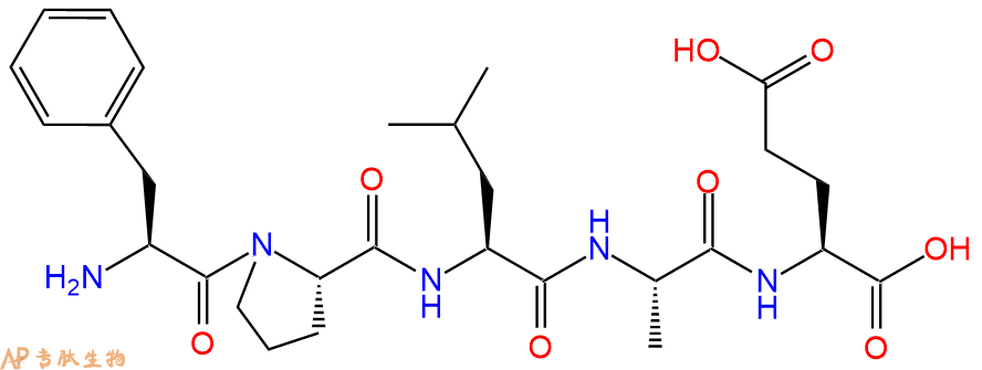 专肽生物产品五肽Phe-Pro-Leu-Ala-Glu