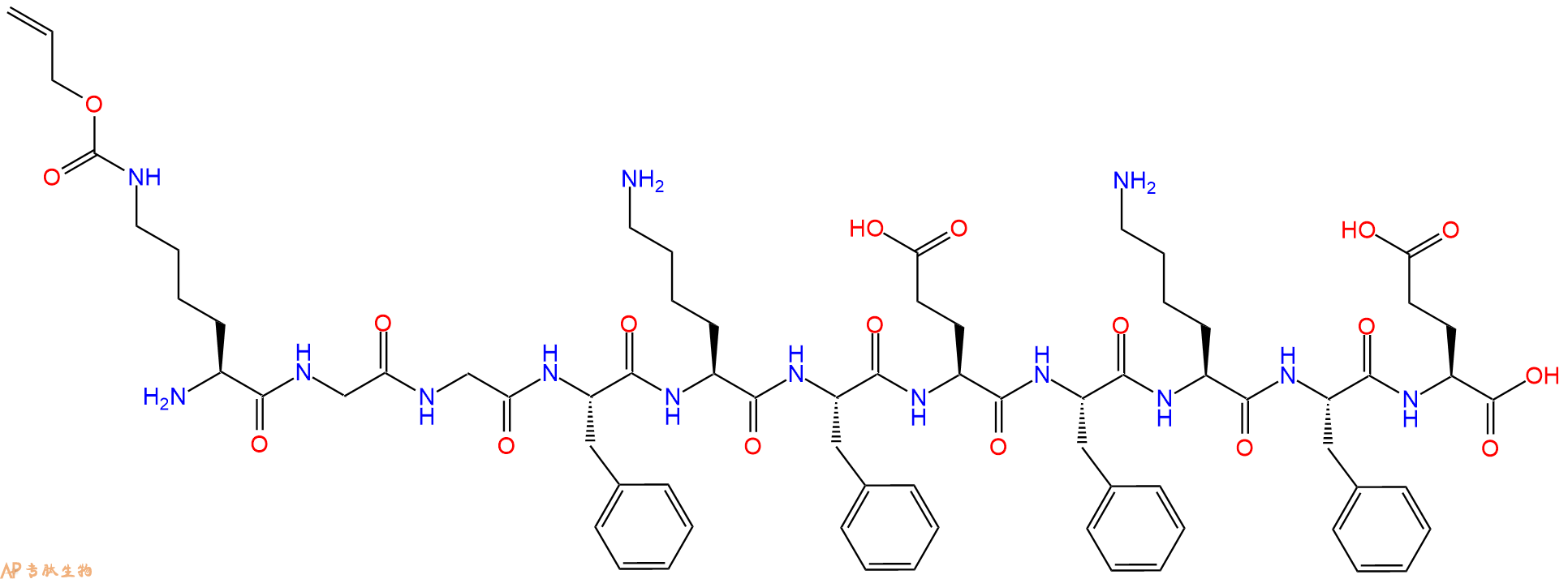 专肽生物产品点击化学肽KFE-alloc