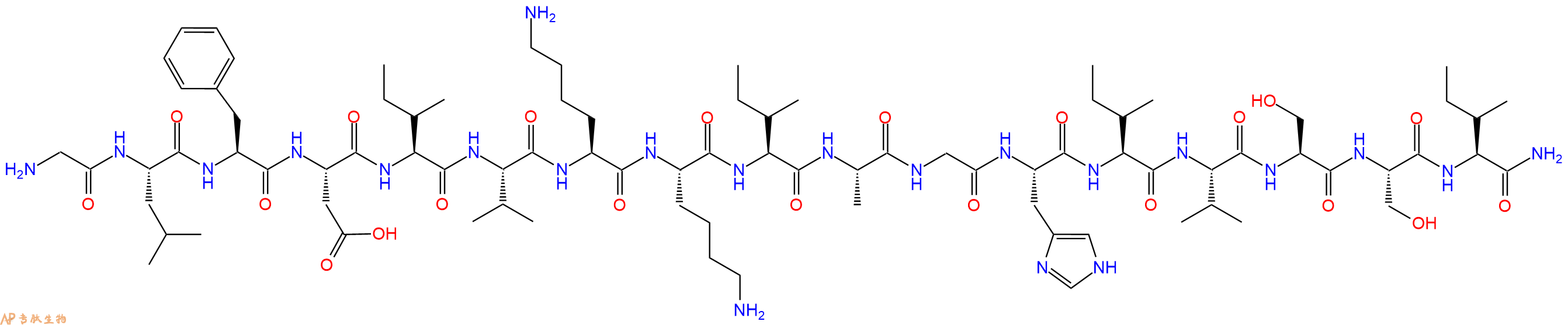 专肽生物产品抗菌肽Aurein 3.3