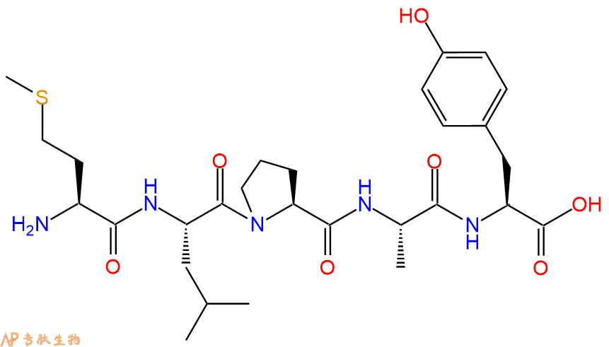 专肽生物产品五肽Met-Leu-Pro-Ala-Tyr