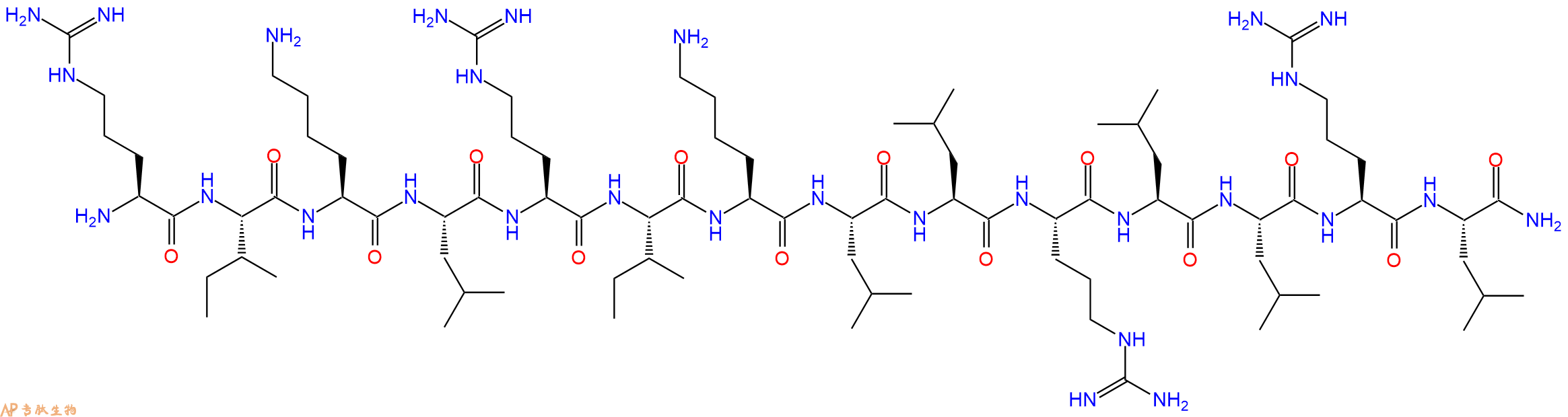 专肽生物产品抗菌肽分子RIKL