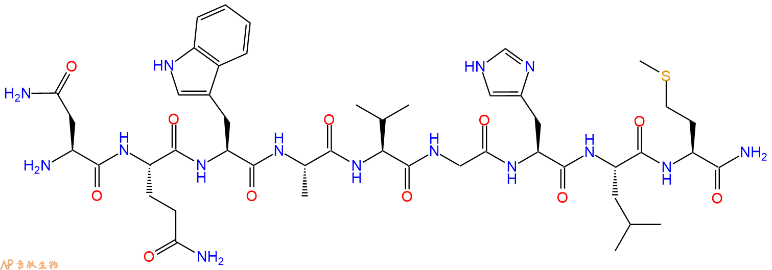 专肽生物产品蛙皮素九肽 Bombesin Nonapeptide55750-00-0