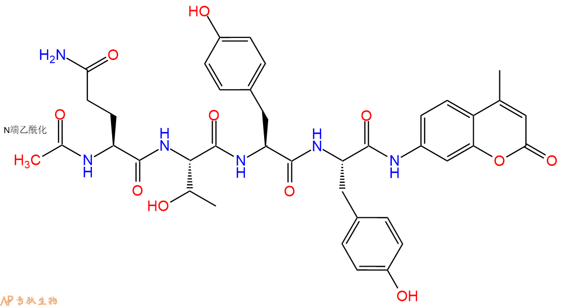 专肽生物产品Ac-Gln-Thr-Tyr-Tyr-AMC