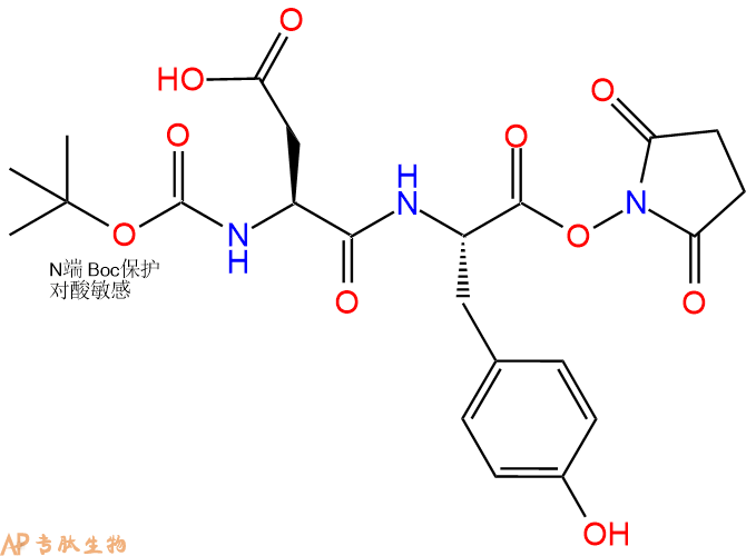 专肽生物产品Boc-D-Tyr-Osu