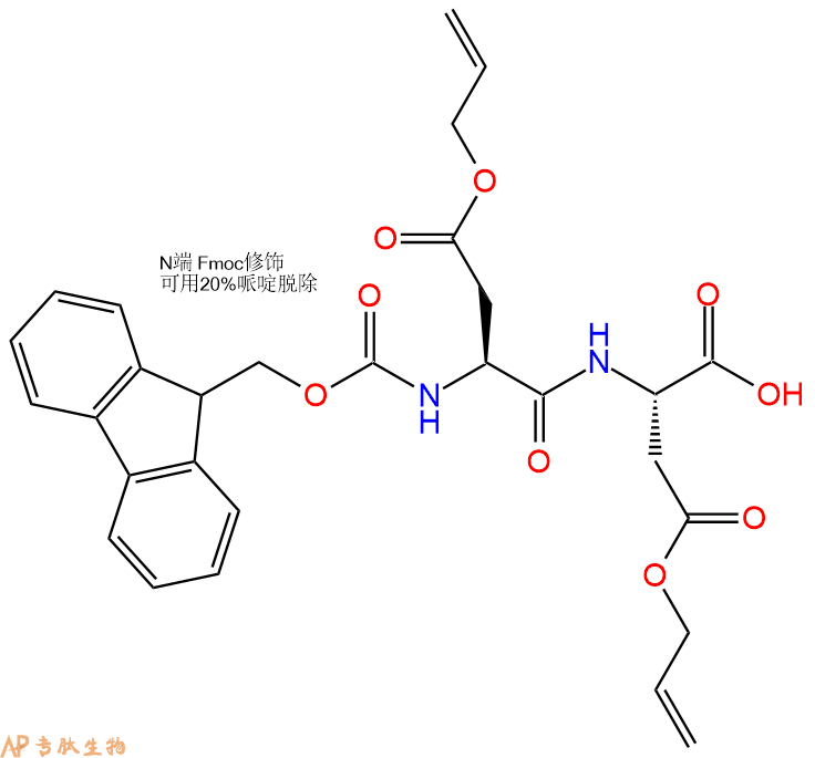专肽生物产品Fmoc-Asp(OAll)-Asp(OAll)