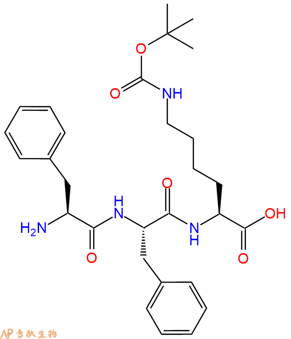 专肽生物产品H-Phe-Phe-Lys(BOC)