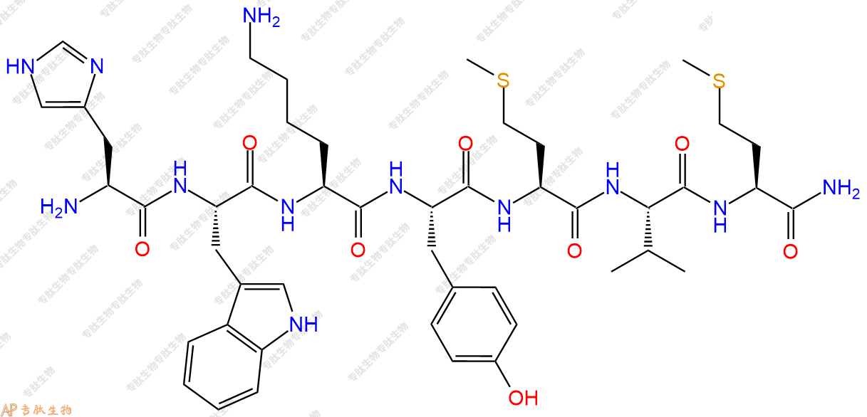 专肽生物产品H-Trp-Lys-Tyr-Met-Val-Met-NH2