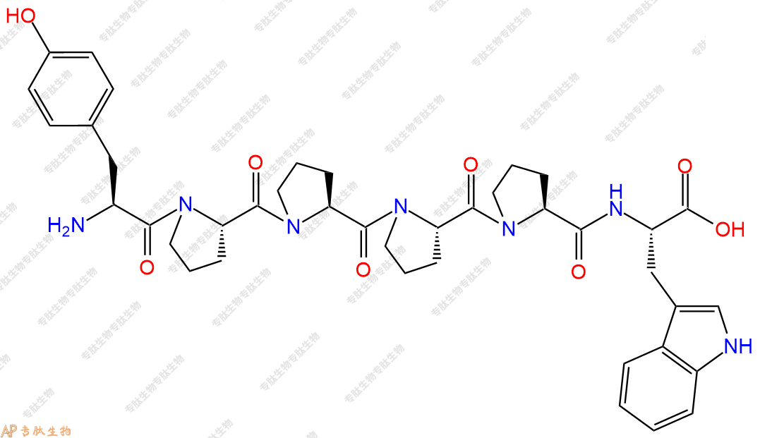专肽生物产品H-Tyr-Pro-Pro-Pro-Pro-Trp