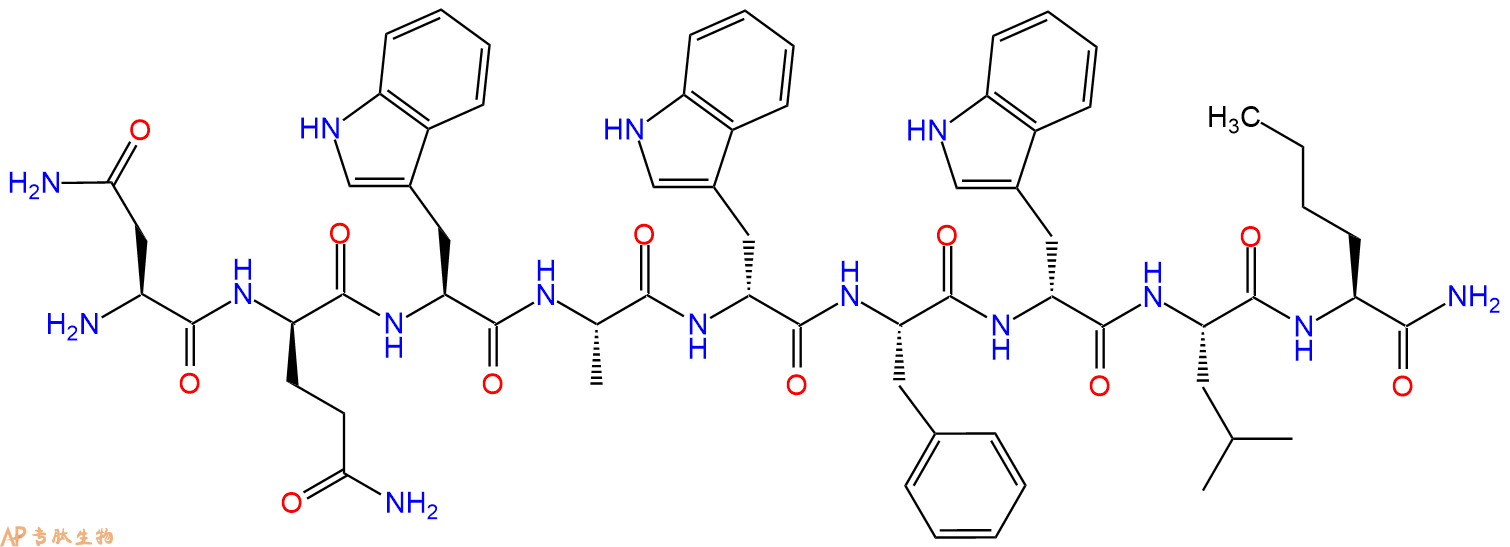 专肽生物产品L-Asn-DGln-Trp-Ala-DTrp-Phe-DTrp-Leu-Nle-NH2