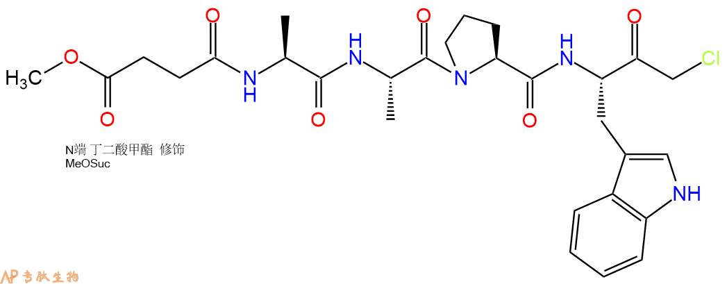 专肽生物产品MEOSUC-Ala-Ala-Pro-Trp-CMK