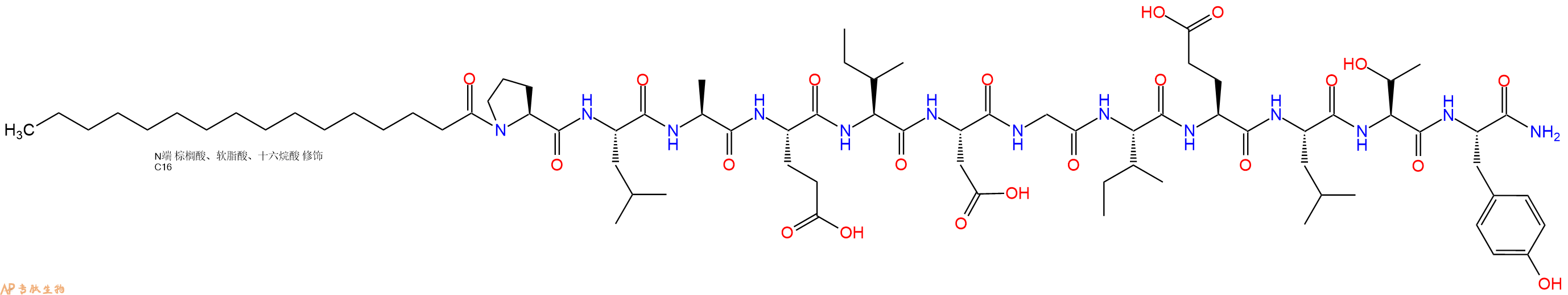 专肽生物产品PAL-Pro-Leu-Ala-Glu-Ile-Asp-Gly-Ile-Glu-Leu-Thr-Ty