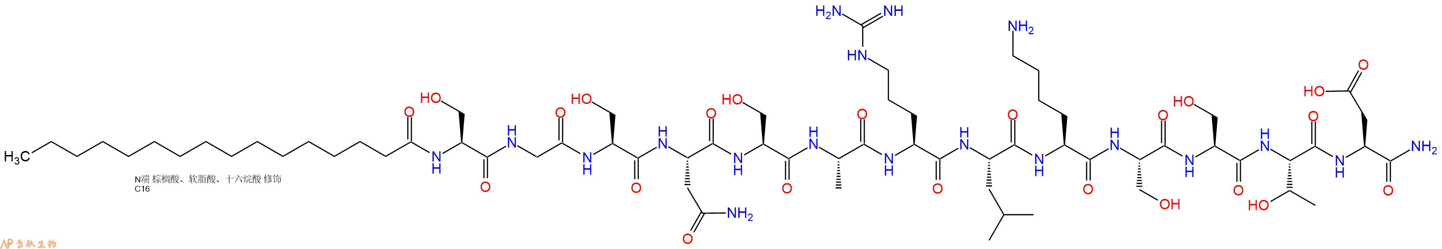 专肽生物产品PAL-Ser-Gly-Ser-Asn-Ser-Ala-Arg-Leu-Lys-Ser-Ser-Th