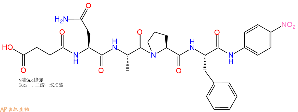 专肽生物产品Suc-Asn-Ala-Pro-Phe-pNA