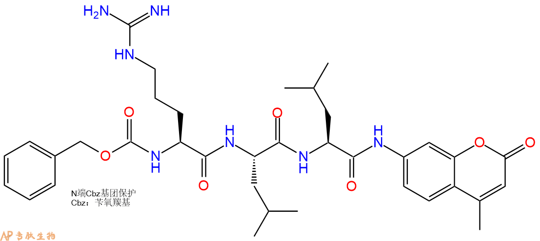 专肽生物产品Z-Arg-Leu-Leu-AMC