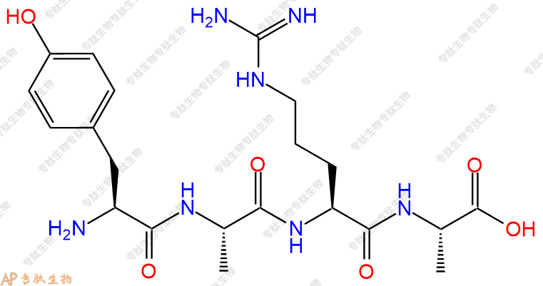 专肽生物产品H2N-Tyr-Ala-Arg-Ala-COOH