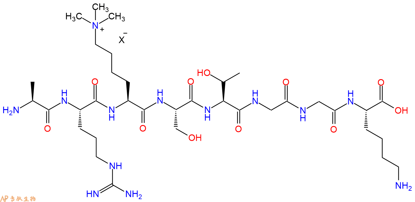专肽生物产品组蛋白肽段Histone H3 (7-14) tri-methylated Lys3