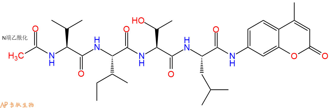 专肽生物产品Ac-Val-Ile-Thr-Leu-AMC