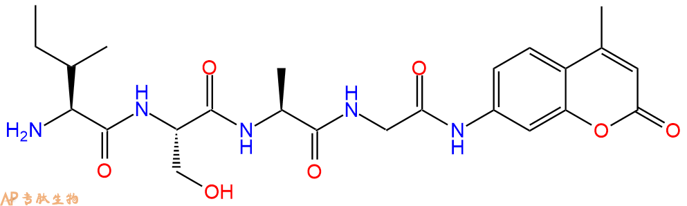 专肽生物产品Ile-Ser-Ala-Gly-AMC