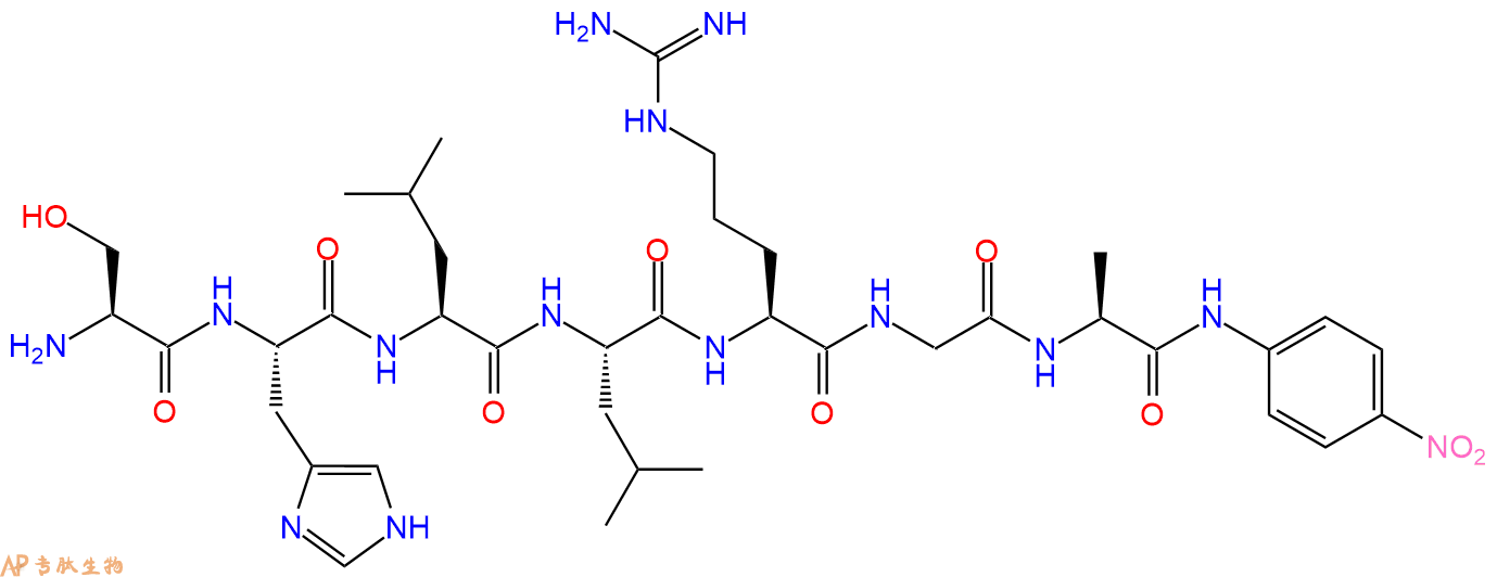 专肽生物产品Ser-His-Leu-Leu-Arg-Gly-Ala-pNA