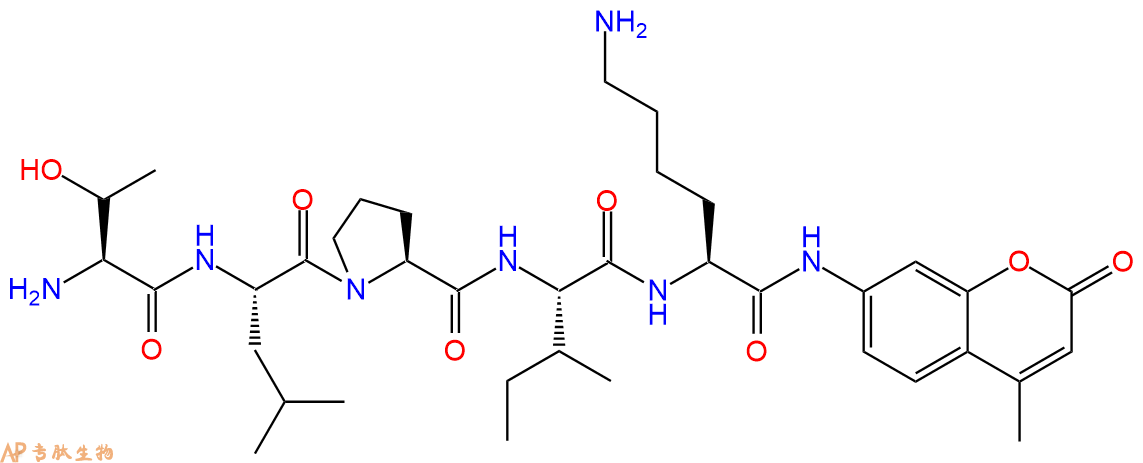 专肽生物产品Thr-Leu-Pro-Ile-Lys-AMC
