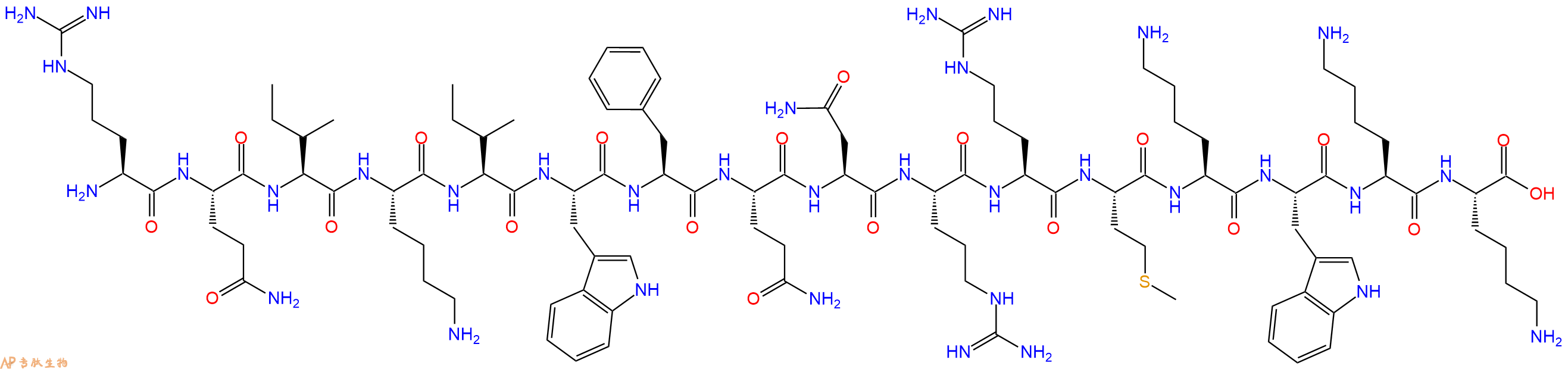 专肽生物产品触角肽：Antennapedia Peptide, acid188842-14-0
