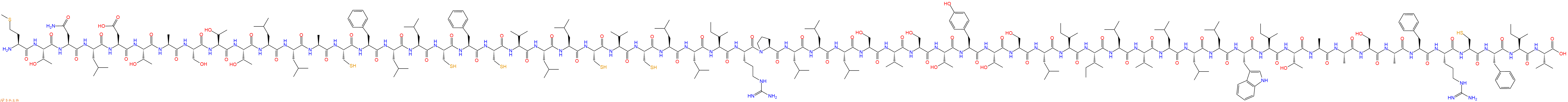 专肽生物产品H2N-Met-Thr-Asn-Leu-Asp-Thr-Ala-Ser-Thr-Thr-Leu-Le