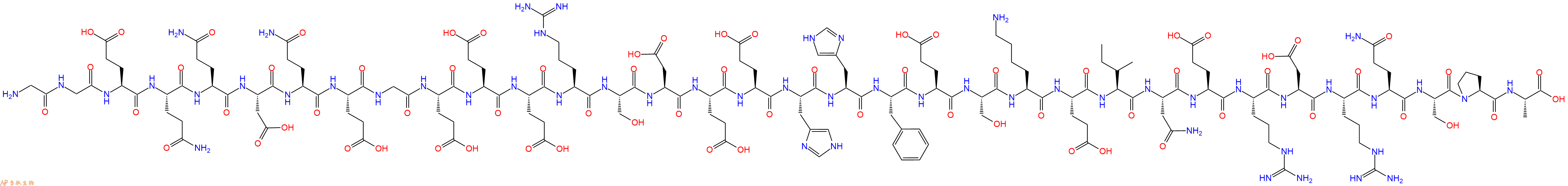 专肽生物产品H2N-Gly-Gly-Glu-Gln-Gln-Asp-Gln-Glu-Gly-Glu-Glu-Gl