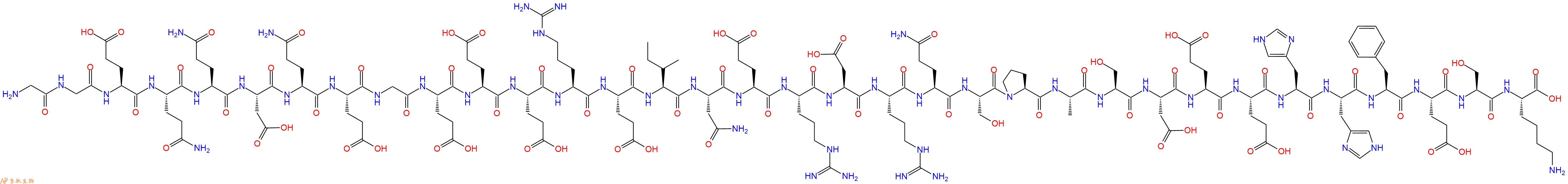 专肽生物产品H2N-Gly-Gly-Glu-Gln-Gln-Asp-Gln-Glu-Gly-Glu-Glu-Gl
