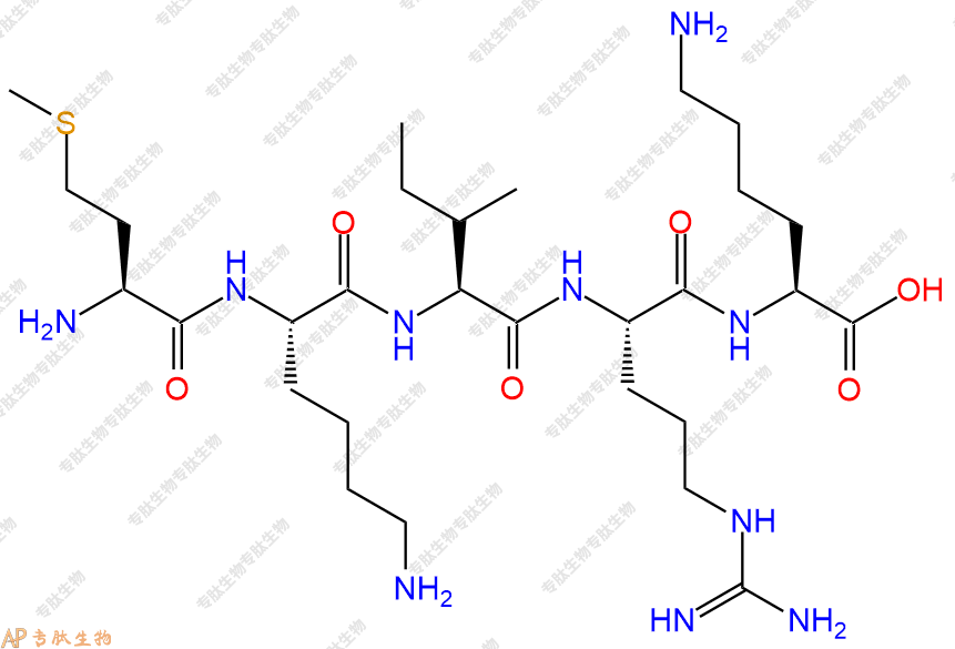 专肽生物产品H2N-Met-Lys-Ile-Arg-Lys-COOH