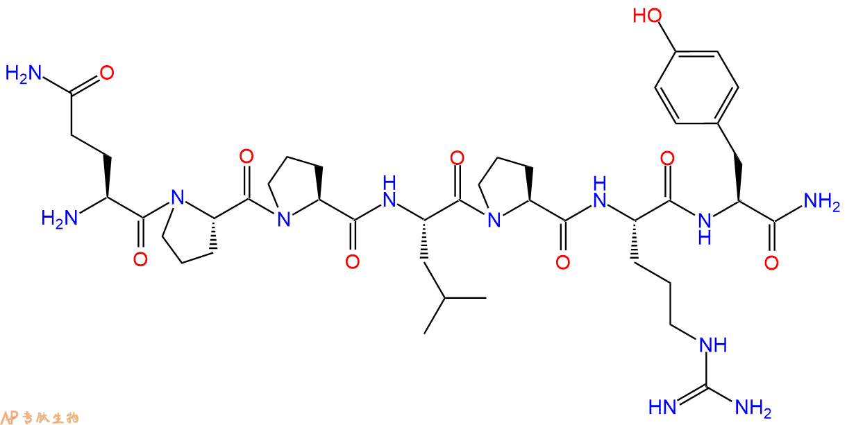 专肽生物产品H2N-Gln-Pro-Pro-Leu-Pro-Arg-Tyr-NH2