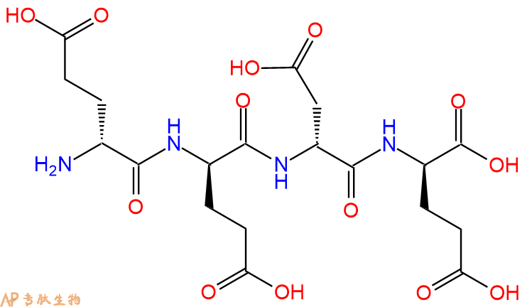 专肽生物产品H2N-DGlu-DGlu-DAsp-DGlu-COOH