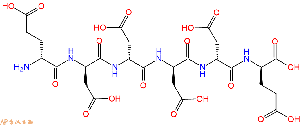 专肽生物产品H2N-DGlu-DAsp-DAsp-DAsp-DAsp-DGlu-COOH