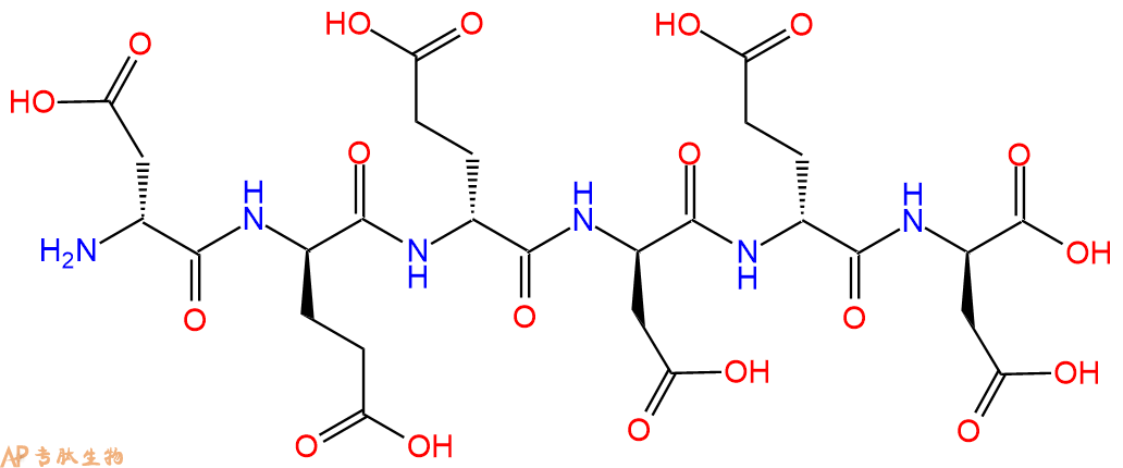 专肽生物产品H2N-DAsp-DGlu-DGlu-DAsp-DGlu-DAsp-COOH