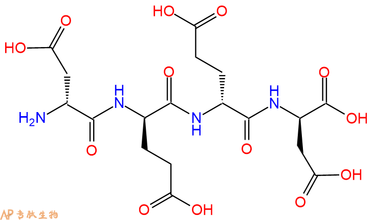 专肽生物产品H2N-DAsp-DGlu-DGlu-DAsp-COOH
